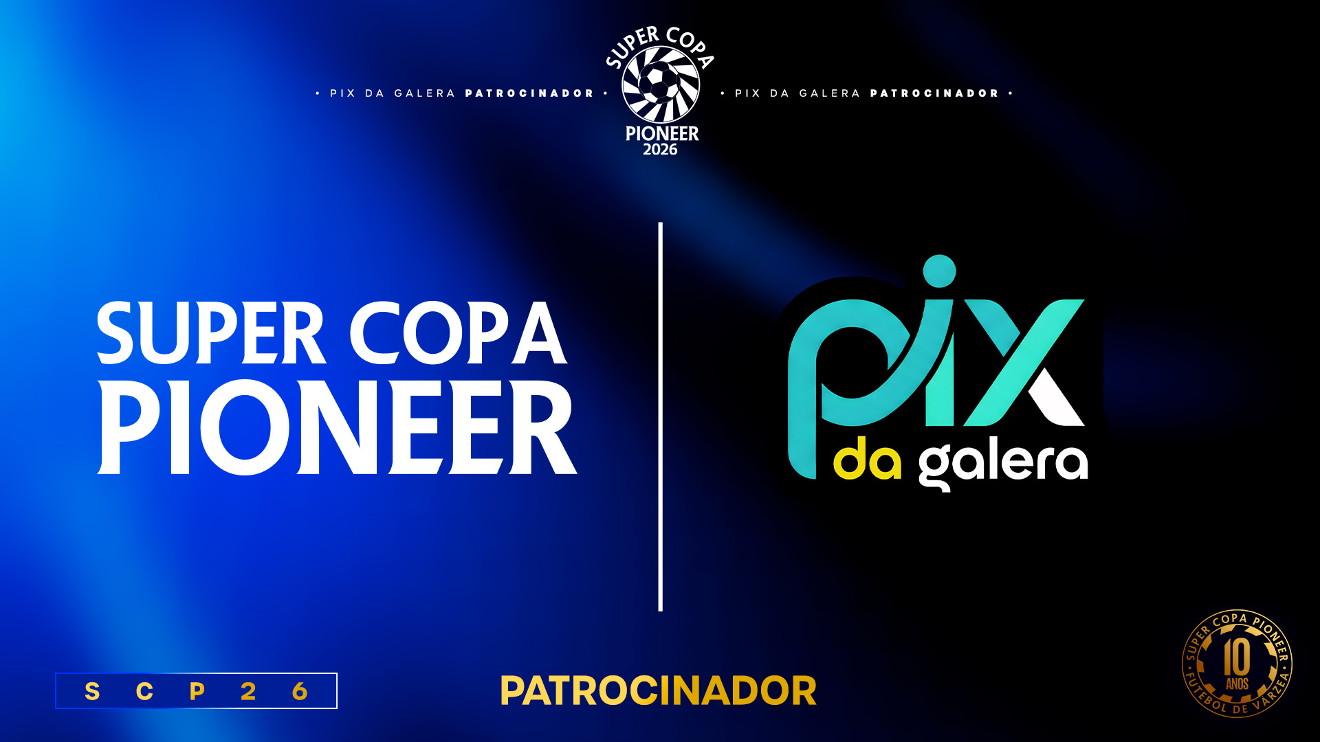 Novo patrocinador da várzea
